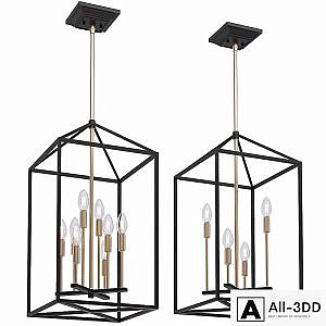Twilight 4-Light and 8-Light Chandelier by Steven Sabados