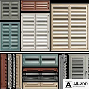Shutter system for windows and doors