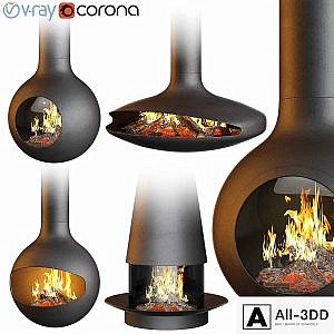 Fireplace set Focus Creation 2