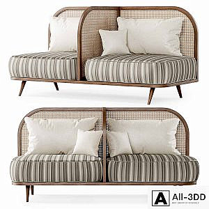 Two-seater restaurant sofa TS2 / Double sofa