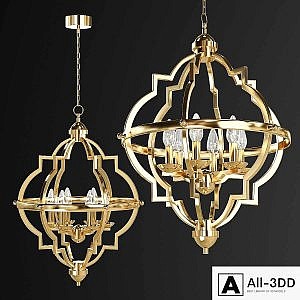 Kira Home Capistrano 28 Rustic Chandelier, Warm Brass