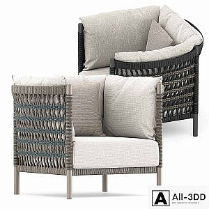 Anatra Lounge Chair by Janus et cie