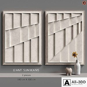 Relief GIANT SUNBEAMS