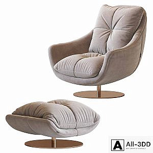 Sophia Swivel armchair