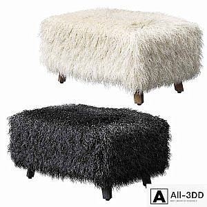 Cabana Footstool Yeti Timothy Oulton
