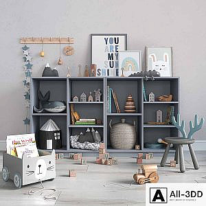 Decor set for children's rooms