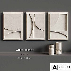Relief White Triplet