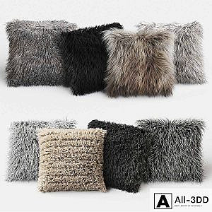 Fur Pillow set