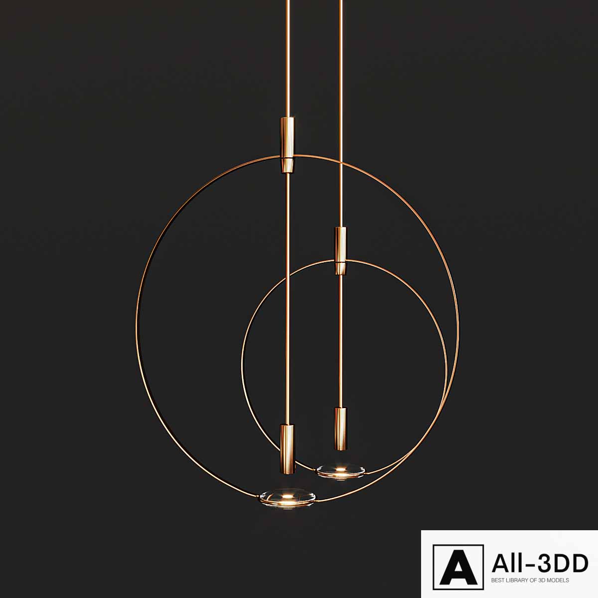 Delta Magnifier by Formafantasma modern interior 3D model Delta Magnifier by Formafantasma