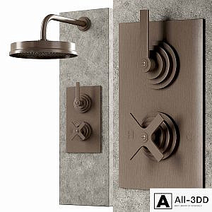 Landmark pure urban shower by Samuel Heath / Shower faucet