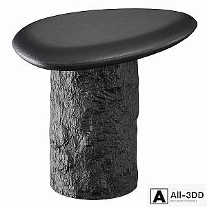 Galisteo Pebble End Table (Crate and Barrel)