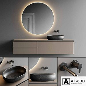 Inbani Strato Vanity Unit Set 3
