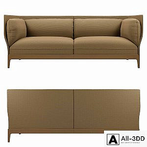 Monica Forster Poltrona Frau Alone Sofa Cloth