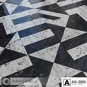 Ceramic Tiles Kerama Marazzi Bianco Nero