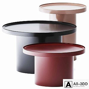 Metal Round Plateau Coffee Table by Bolia