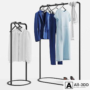 Women's clothes on hangers