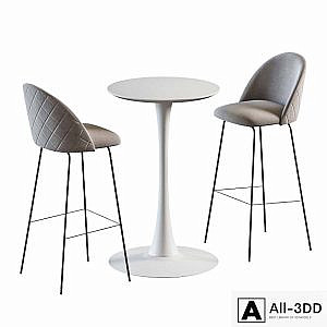 Jysk / RINGSTED table / Grindsted chair