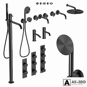 Plumbing mixers Quadro set 2