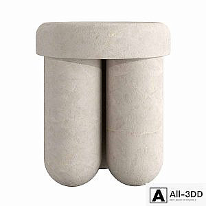 Orsetto 03 stool_side table by Martin Massé
