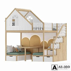 Kids Room Bed 02