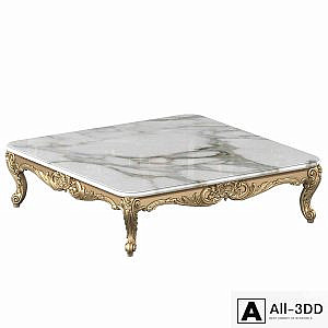 Large coffee table by Roberto Giovannini. Classic coffee table