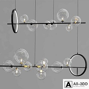 Artpad Scandinavian Black LED lamp