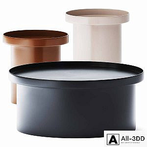 Metal Round Coffee Tables Caliz by Morada