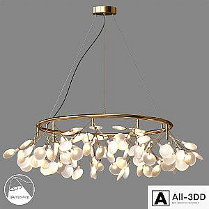 LampsShop.ru L1009 Chandelier Gold Tree Сircle