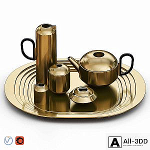 TOM DIXON - FORM Tea Set