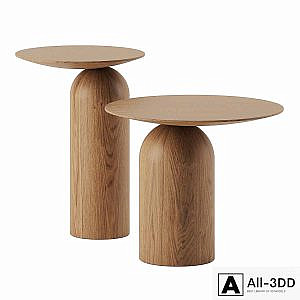 Disco side tables by Basta