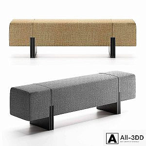 Apua Bench by Bruno Moinard Éditions
