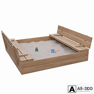 Folding sandbox