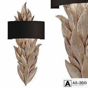 Leaf shaped wall lamp EVO S