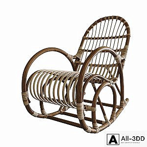 Rattan rocking chair