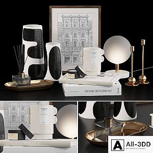 Decorative set H&M with Franca NYC Vases