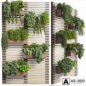 collection outdoor plant stand wall wood vase 01