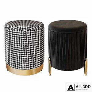 Set of ottomans 01