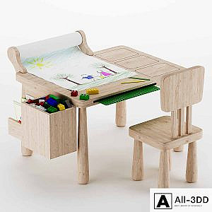 Wood & Tidy Activity Table