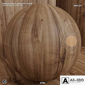 Material wood (seamless) elm - set 118