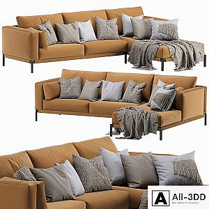 Flexform Romeo Chaise Longue Sofa