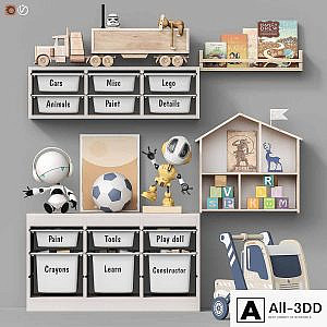 Toys and furniture set 108