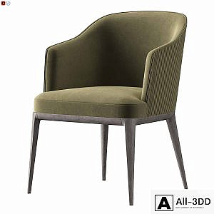 Chair 01 - Velor (Green)