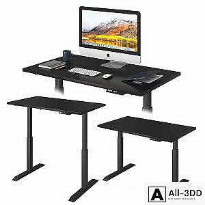 Black lift desk