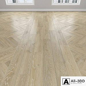 Parquet Oak, 3 types: herringbone, linear, chevron.