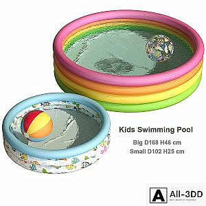 Inflatable children's pool