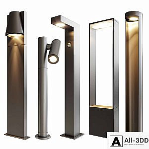 Lucide bollard lights