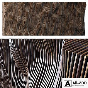 Parametric long panel hall n1 / Parametric long panel for hall 1