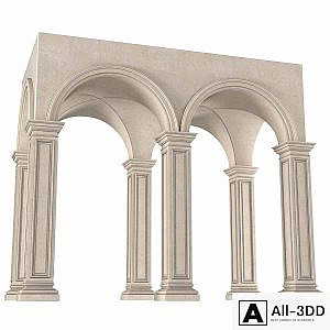 Vaulted domed ceiling