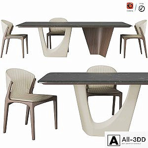 Pinnacle table And Luisa chair