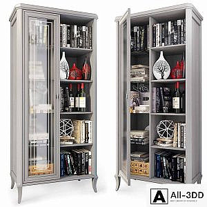 Showcase, bookcase by Angstrem